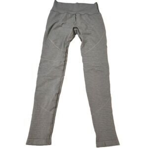 Alphalete Revival Seamless High-Waist Leggings Gray Size Medium